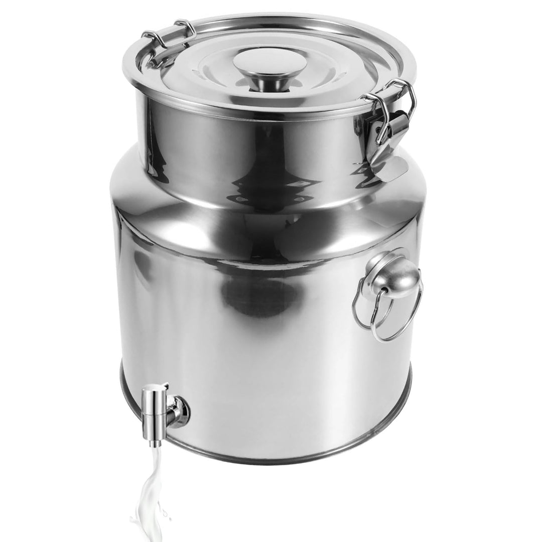 Edelstahl Milcheimer, Milchdosen Mit Spigot Luftdichte Behälter Milchkanne Flüssigkeitslagerbehälter