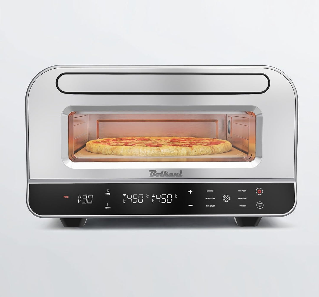 Pizzaofen Elektrisch Mit Pizzastein Für Backofen & Pizzaschieber - 450°C Elektrischer Pizza Ofen - E