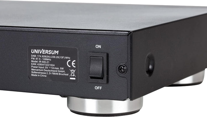 UNIVERSUM Internetradio Bluetooth DAB+ digital Radio Webradio über LAN oder WiFi IR 500-21