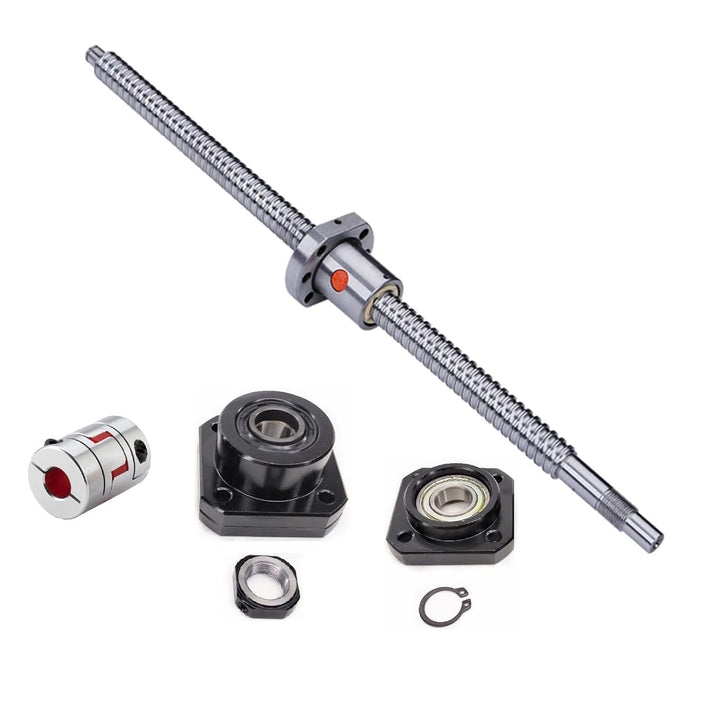 Coavoo SFU2010 200mm Kugelumlaufspindel, Gewindeteigung Spielfreie Kugelgewinde C7 mit Kugelgewindem