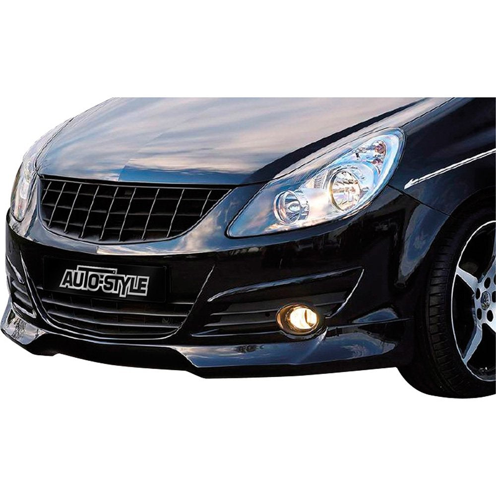 AUTO-STYLE Grill ohne Markenemblem kompatibel mit Opel Corsa D 2006-2010