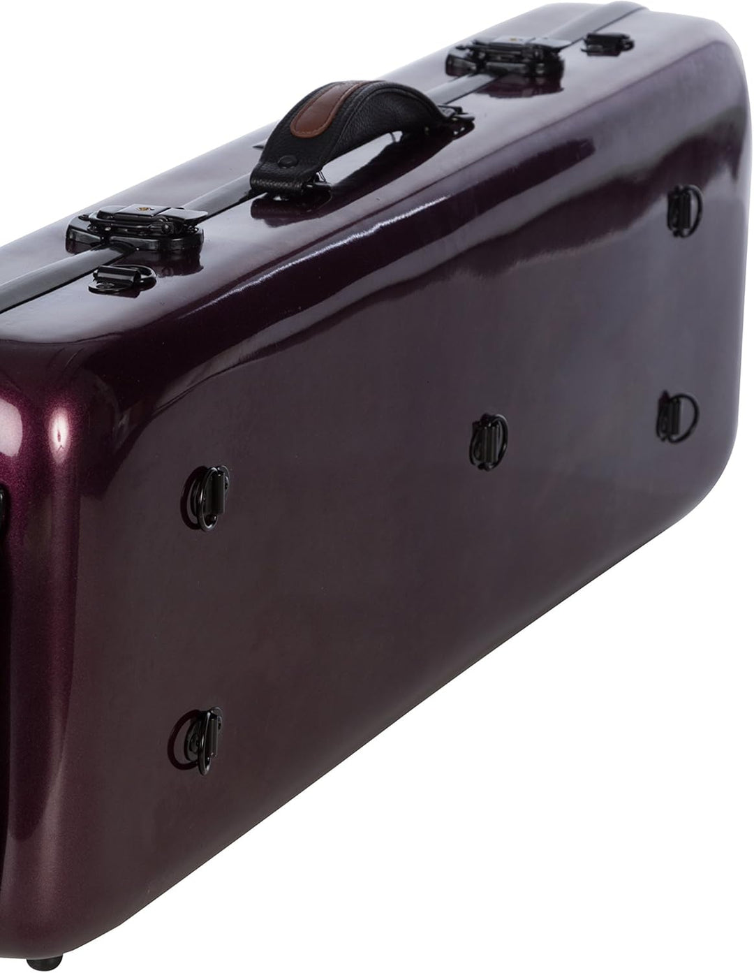 Bratschenkoffer Glasfaser Oblong 38-43 weinrot-shiny M-Case + Notentasche
