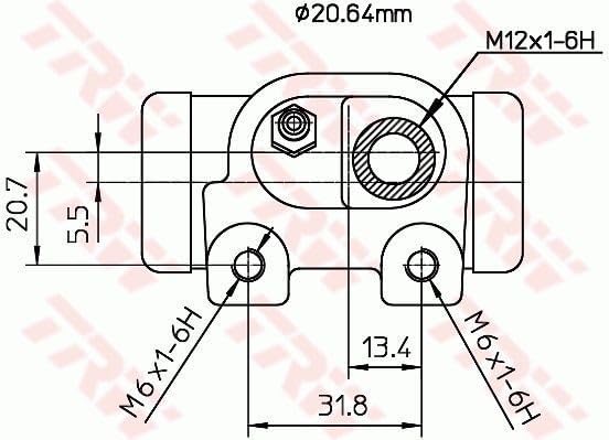 TRW GSK1136 Bremsbackensatz
