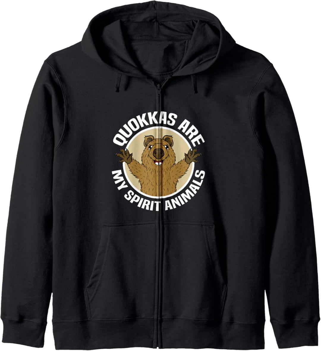Quokkas Are My Spirit Animals Backpacker Australien Quokka Kapuzenjacke