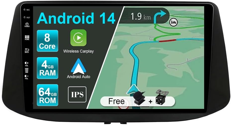 JOYX Android 12 Autoradio Passt für Hyundai i30 (2017-2018) - [4G+64G] - Eingebaut DSP/Carplay/Andro