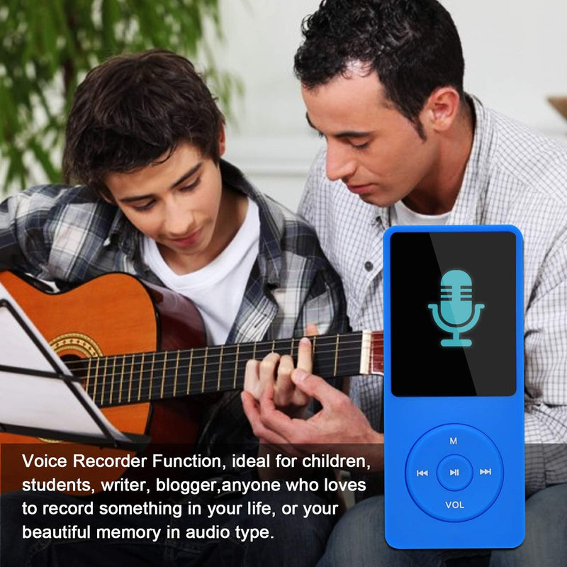 COVVY 8GB Tragbare MP3 Musik Player, Support bis zu 64GB SD Speicherkarte, Lossless Sound HiFi MP3 P