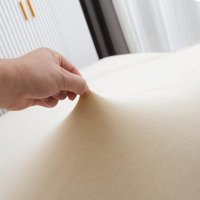 Mingfuxin Armlose Schlafsofabezüge, Stretch-Samt Futon Couchbezug Dicke weiche gemütliche Sofa Schon