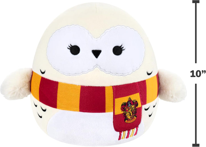 Squishmallows SQWB00466 - Harry Potter Hedwig mit Schal 25 cm, offizielles Jazwares Plüsch, superwei