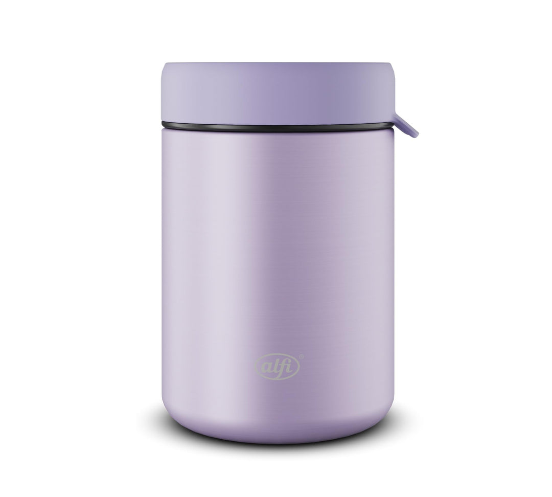 alfi ISO FOOD MUG 350ml, lila pastell, Edelstahl Thermobehälter für Essen, Isolierbehälter für Suppe