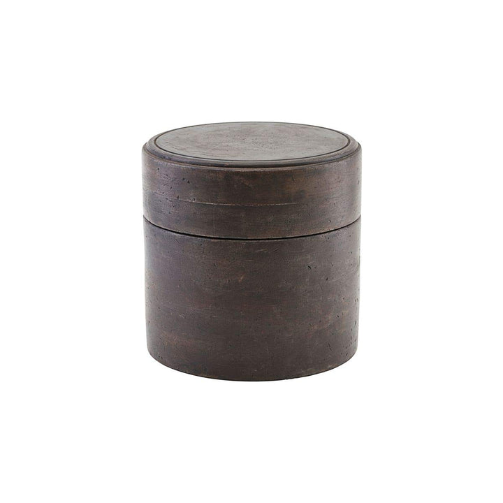 House Doctor Bw0100, Aufbewahrung mit Deckel, Kango, Dunkelbraun, h, Dia: 18 cm, Mangobaum