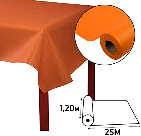 Pronappe Tischdecke R782543I Einweg-Tischdecke aus Spunbond-Vlies Länge 25m Breite 1,20m (pro Rolle)