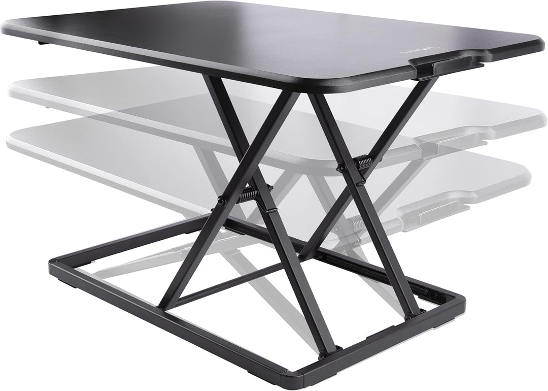 StarTech.com Standing Desk Converter for Laptop - Up to 8kg/17.6lb - Height Adjustable Laptop Riser