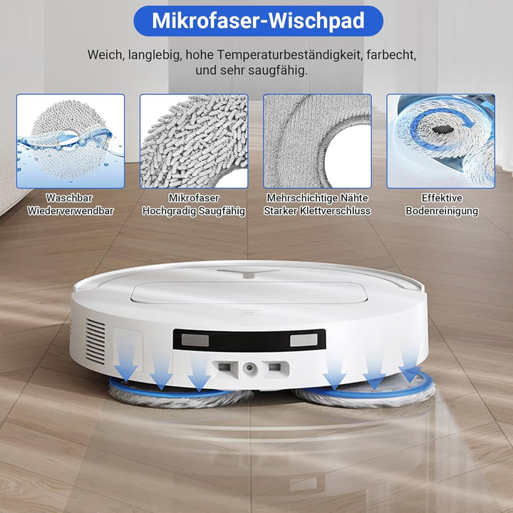Pure Realm 25 Stück Zubehörset für Ecovacs Deebot T50 Max Pro /T50 Max Pro Omni Gen2,1Hauptbürste,4