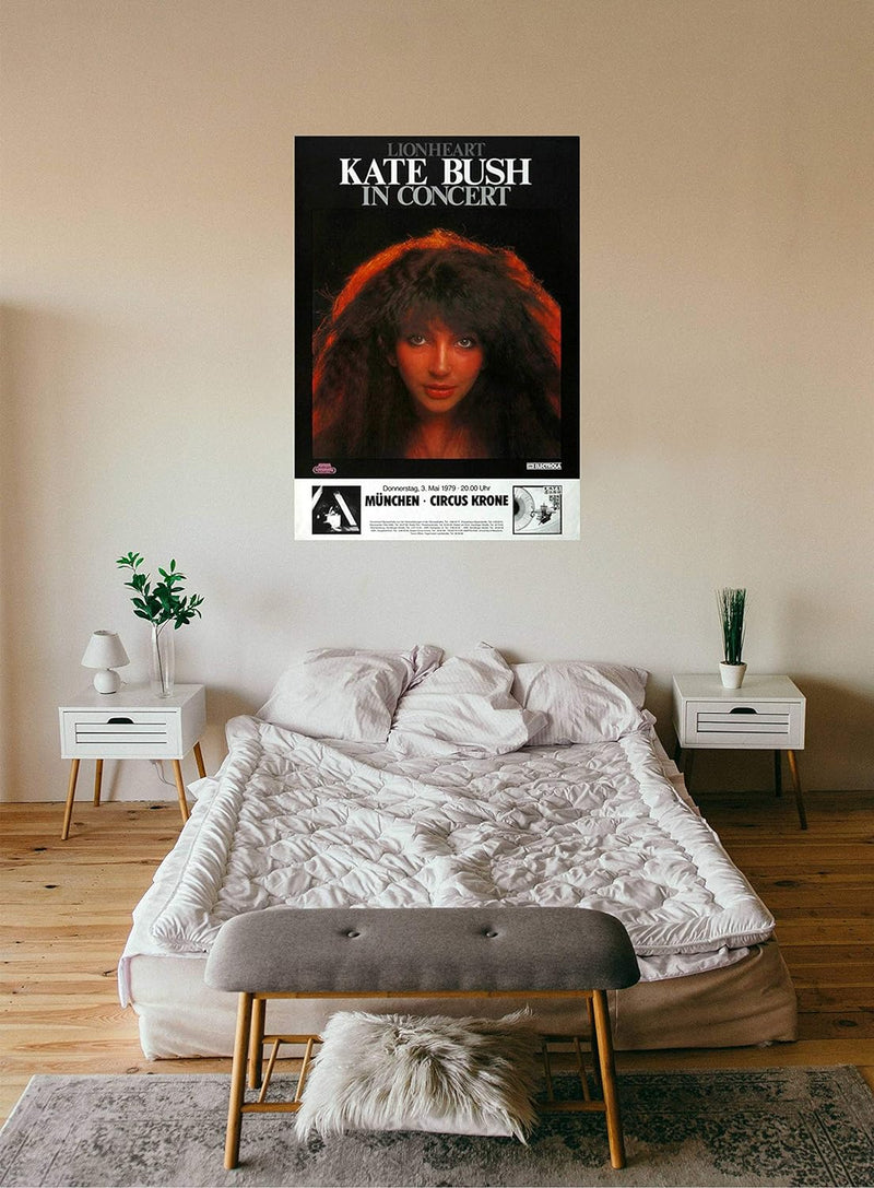 Kate Bush - Breathing, München 1979 » Konzertplakat/Premium Poster | Live Konzert Veranstaltung | DI