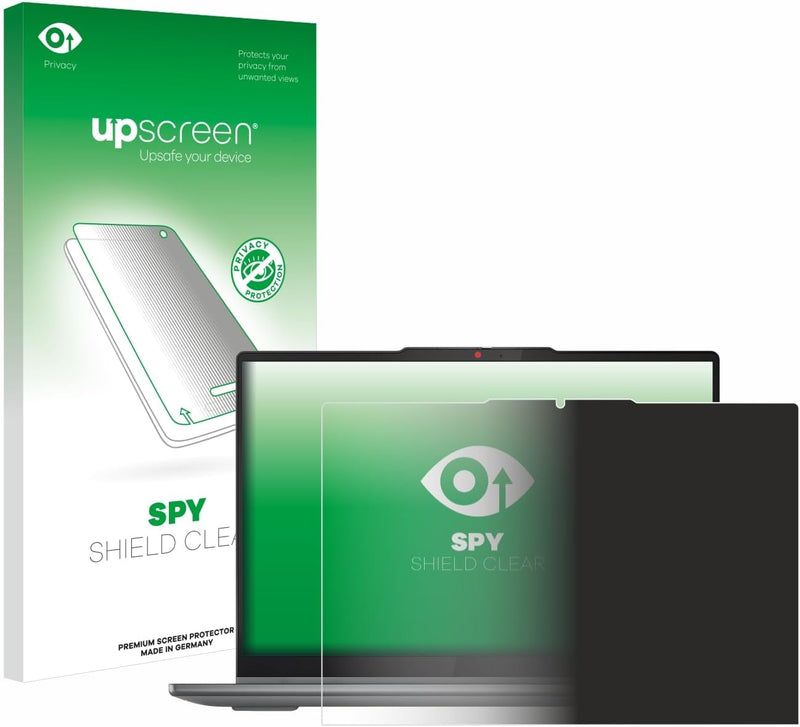 upscreen Anti-Spy Blickschutzfolie für Lenovo IdeaPad 5 2-in-1 14AHP9 Privacy Screen Displayschutz-F