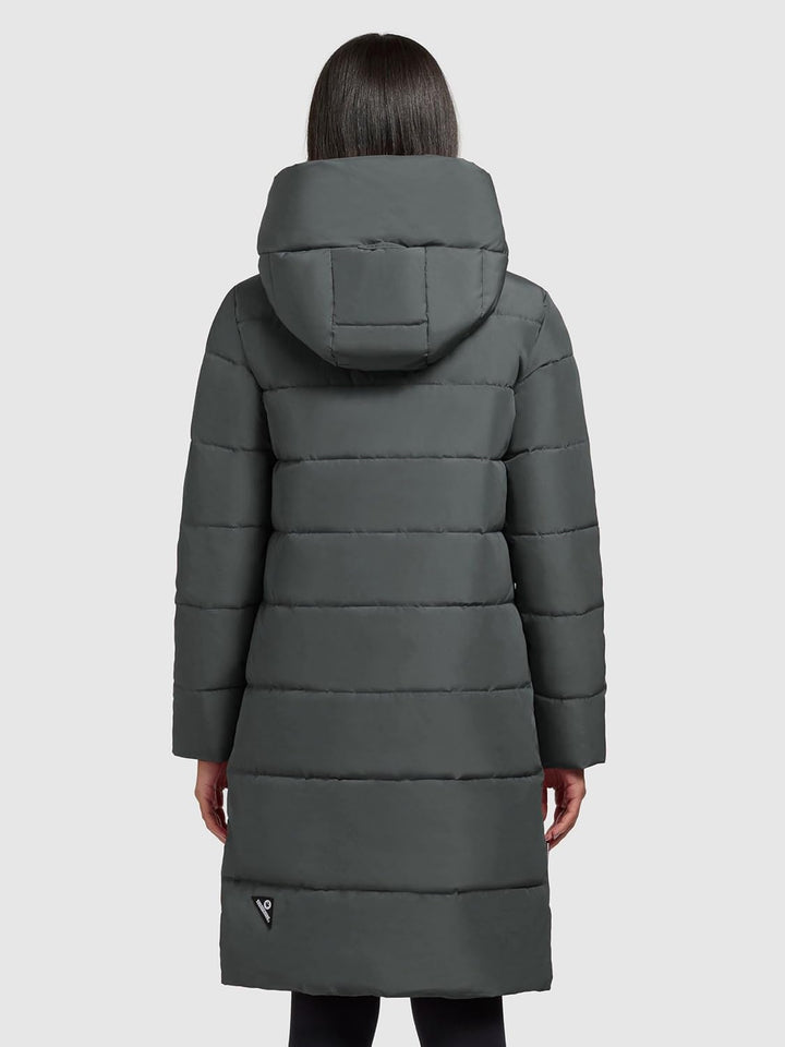 khujo - Damen - Wintermantel - Jilias 5 Steppmantel Winterjacke, SPA-GREY