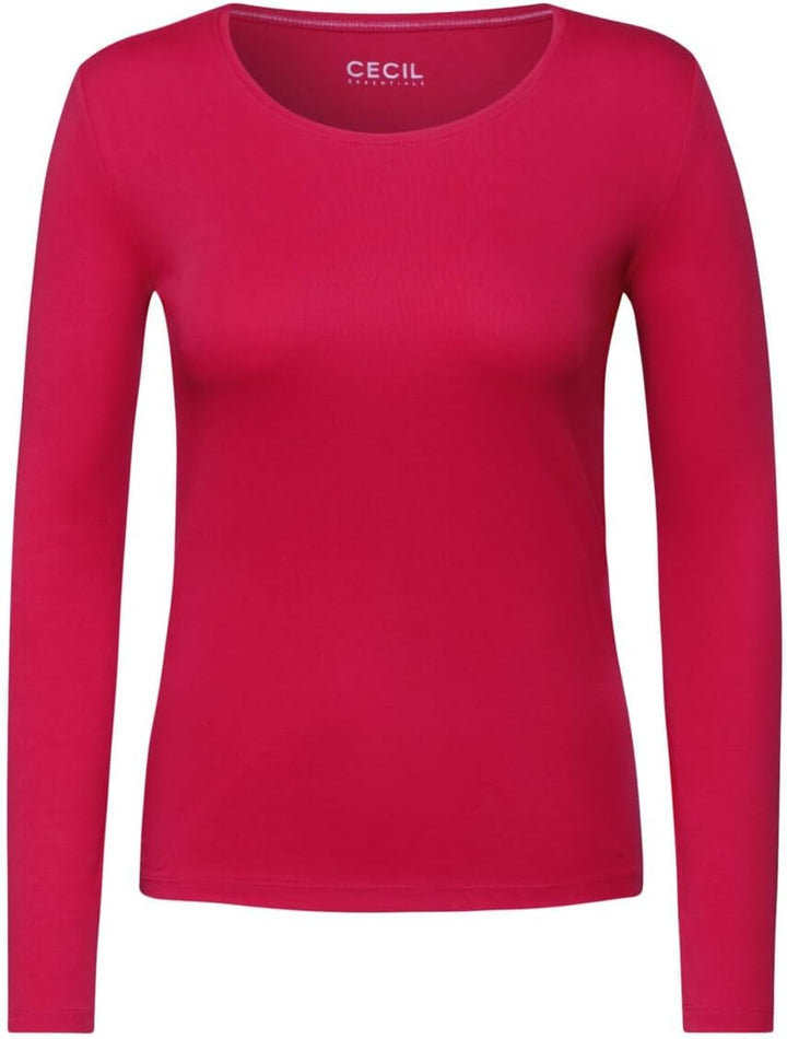 Shirt mit Rundhals L Granita Red, L Granita Red