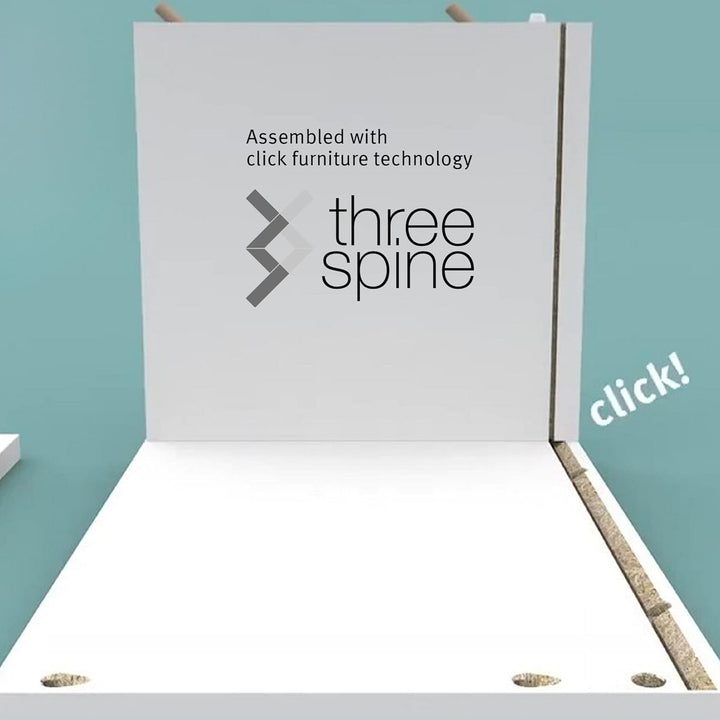 bümö lite Rollcontainer mit Schubladen, Container aus Holz in Ahorn - Rollwagen für's Büro als Schre