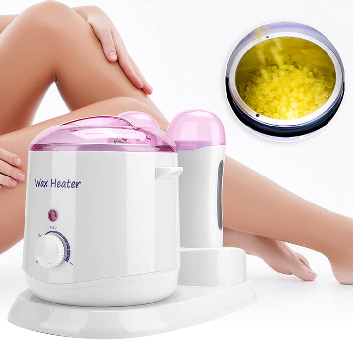 Waxing Kit Electric Hot Wax Warmer Machine Einstellbare Wax Heater Warmer Schmerzlose Haarentfernung
