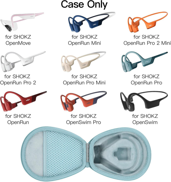 co2CREA für SHOKZ OpenRun Knochenschall Kopfhörer,Schutzhülle Tasche für OpenRun mini/Pro 2 mini/Ope