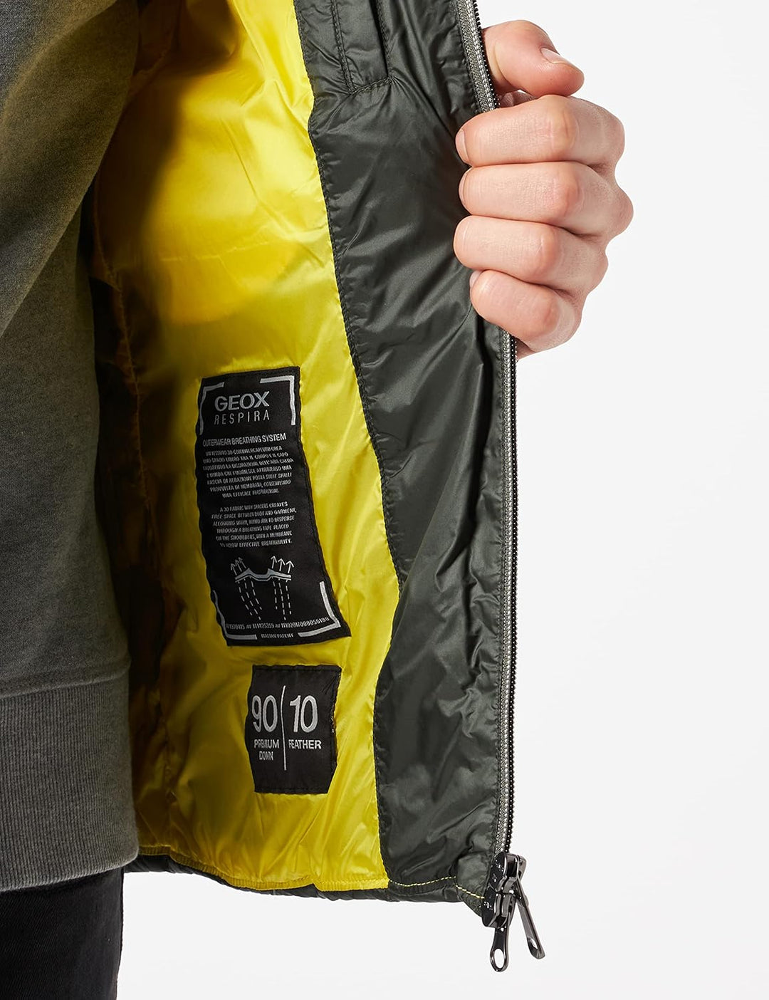 Geox Herren M2525dt2562 Down Coat (1er Pack) 50 Climbing Ivy, 50 Climbing Ivy