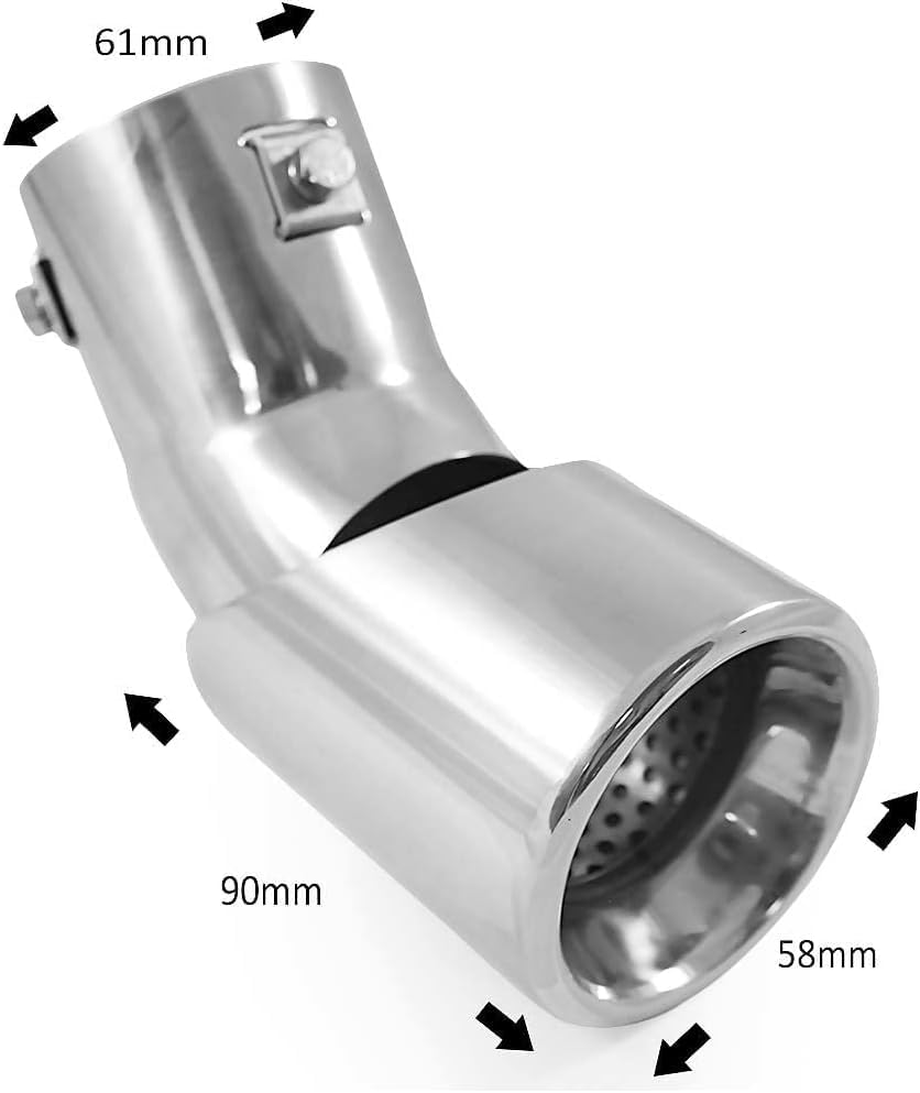 Auspuffblende Endrohr Endstuck Auspuff Blende Schalldampf Sportauspuff Universell Schalldampf Sport