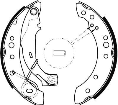 TRW GSK1069 Bremsbackensatz