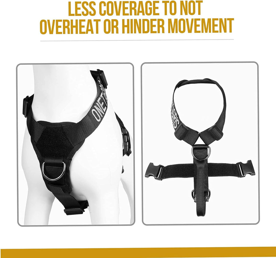 OneTigris No-Pull Hundegeschirr Goliath Geschirr mit Griff Taktisches Einstellbar Geschirr für Hunde