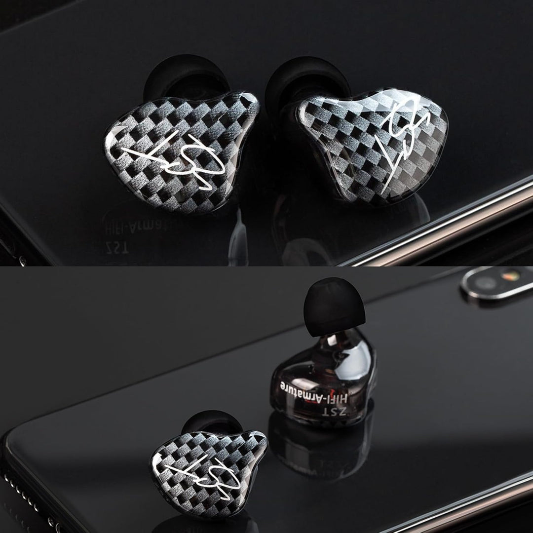 Yinyoo KZ ZST Bunte Hybrid-Balance-Armatur mit dynamischem In-Ear-Kopfhörer 1BA + 1DD HiFi-Headset (