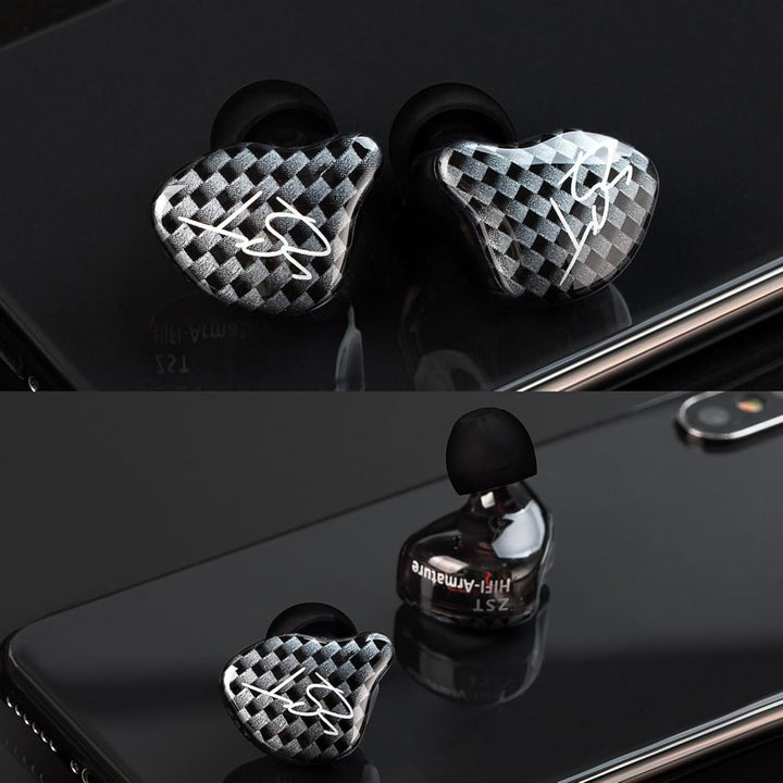 Yinyoo KZ ZST Bunte Hybrid-Balance-Armatur mit dynamischem In-Ear-Kopfhörer 1BA + 1DD HiFi-Headset (
