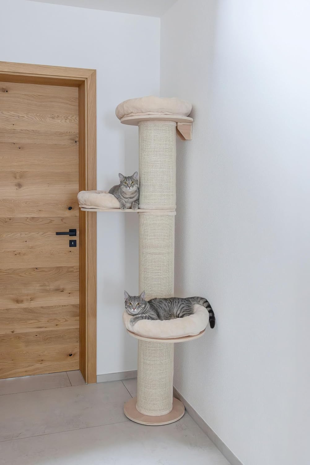 Kerbl Pet Kratzbaum Dolomit Tower, Ø38cm Höhe 187cm, beige