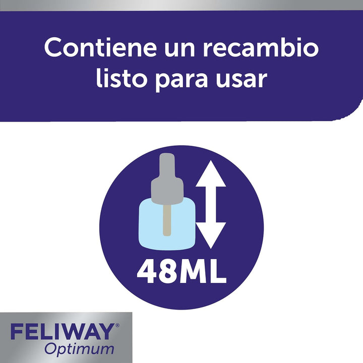 Feliway Optimum Ersatz 48 ml, Standard, 1.25 picometer, 4