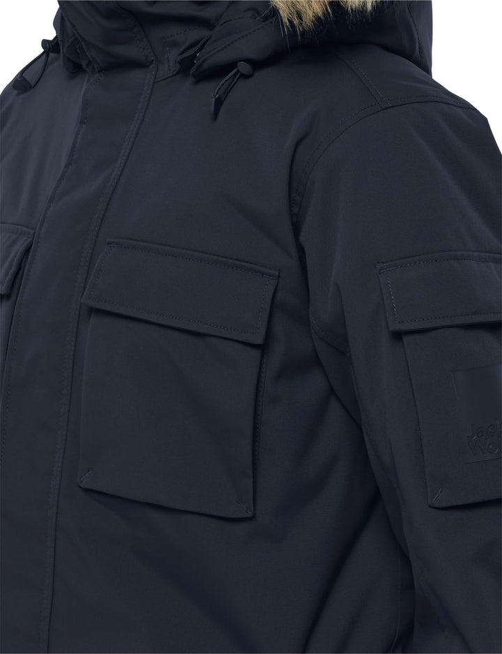 Jack Wolfskin Herren Glacier Canyon Parka Parka L night blue, L night blue