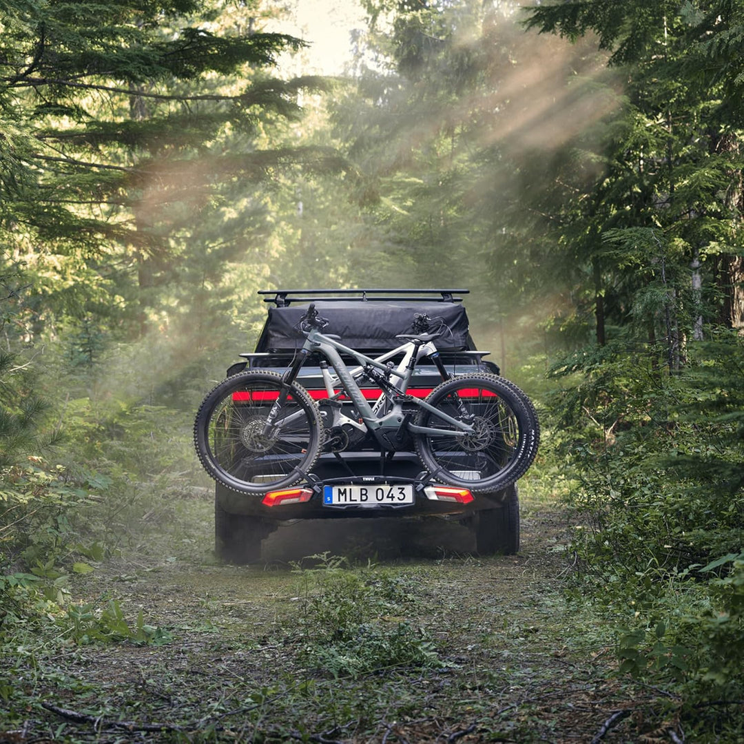 Thule Epos Fahrradträger für Anhängerkupplung 3 Fahrräder, Black, 3 bikes