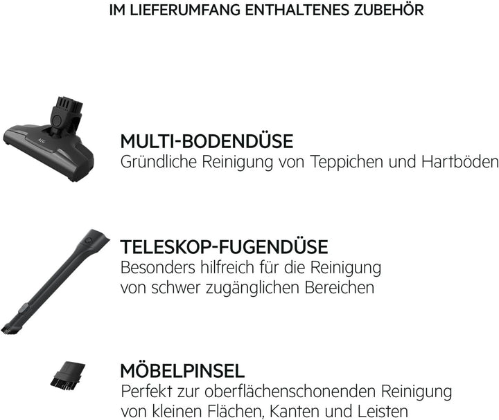 CLEAN 5000 Cordless Cleaner 2in1 Akku-Staubsauger kabellos / Akku-Laufzeit: bis zu 45 Min. / Farbe: