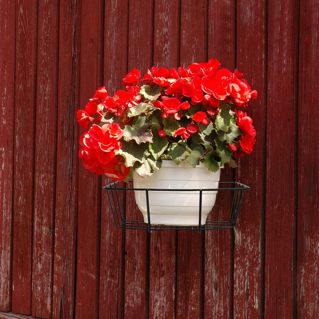 Cabilock 1stk Weisser Aufhänger Eckaufhänger Für Blumenvase Zaun Pflanzer Rack Balkongeländer Regal