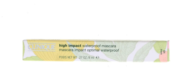 Clinique High Impact wasserfeste Mascara - # 01 Black (schwarz), 8 ml Schwarz 8.00 ml (1er Pack), Sc