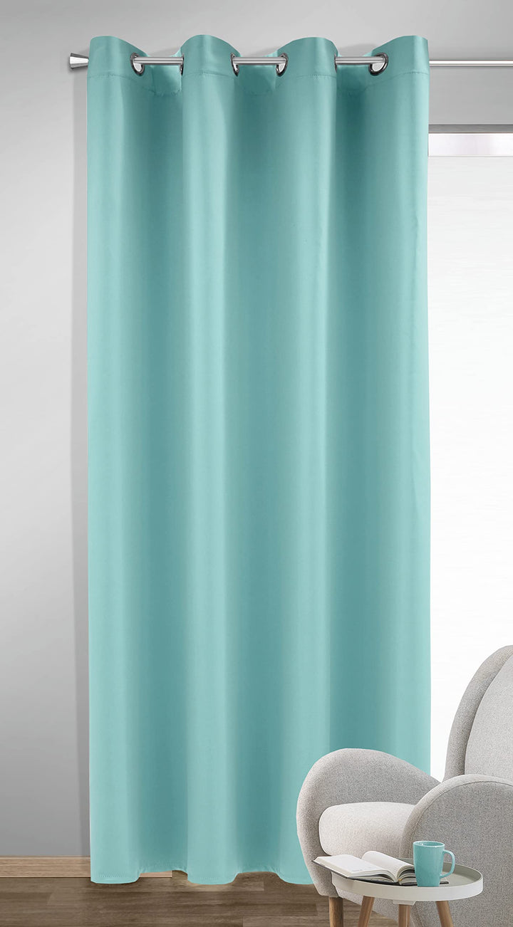 Albani Deko-Ösenschal DimOut/Mia eisblau / 245x140 cm, Polyester, 245x140cm, Eisblau