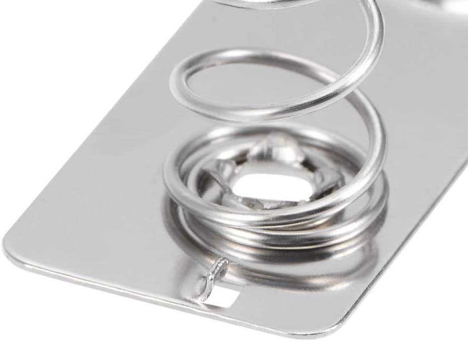 sourcing map 50 Stück Batterie Federplatte AA Batterie Nickel Platte 29x11mm Positiv Negativ Bipolar