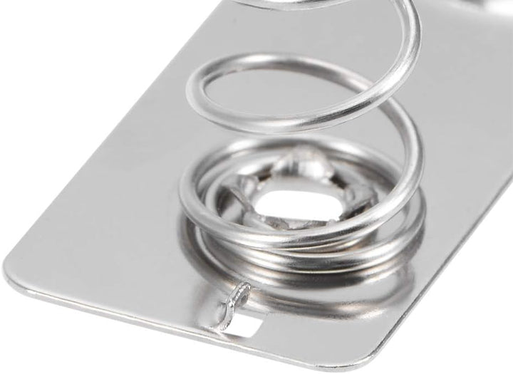 sourcing map 50 Stück Batterie Federplatte AA Batterie Nickel Platte 29x11mm Positiv Negativ Bipolar