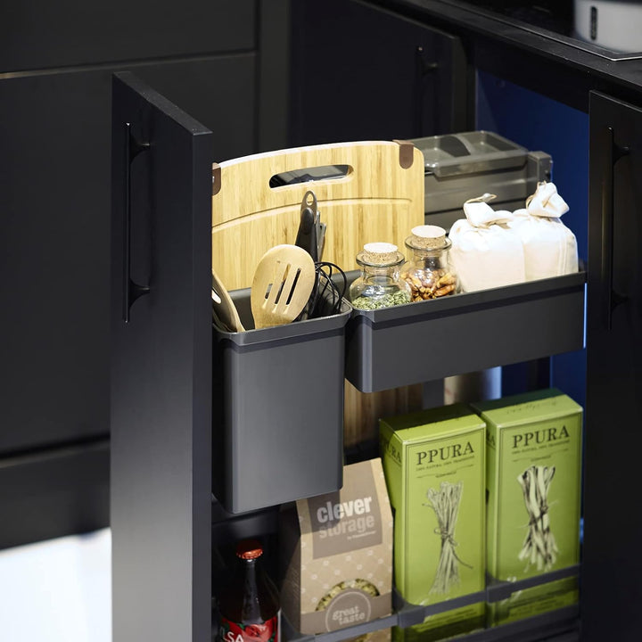 YouboXx-Set 1 Ordnungssystem anthrazit für Apothekerauszug DISPENSA, DISPENSA Swing, DISPENSA junior