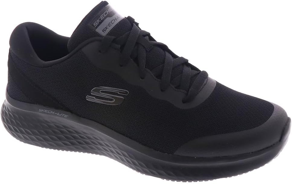 Skechers Herren Fabric 45 EU Schwarz, 45 EU Schwarz