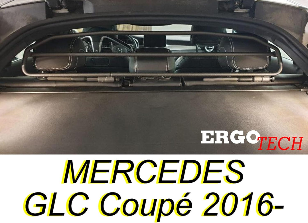 ERGOTECH Trennnetz Trenngitter kompatibel mit Mercedes GLC Coupé (ab BJ 2016) RDA65HBG/PS-2HXXS, für