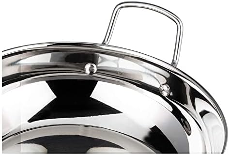 Vinod Kadai Wok aus Edelstahl, Induktionsfreundlich, mit Glasdeckel, 20 cm / 2 l