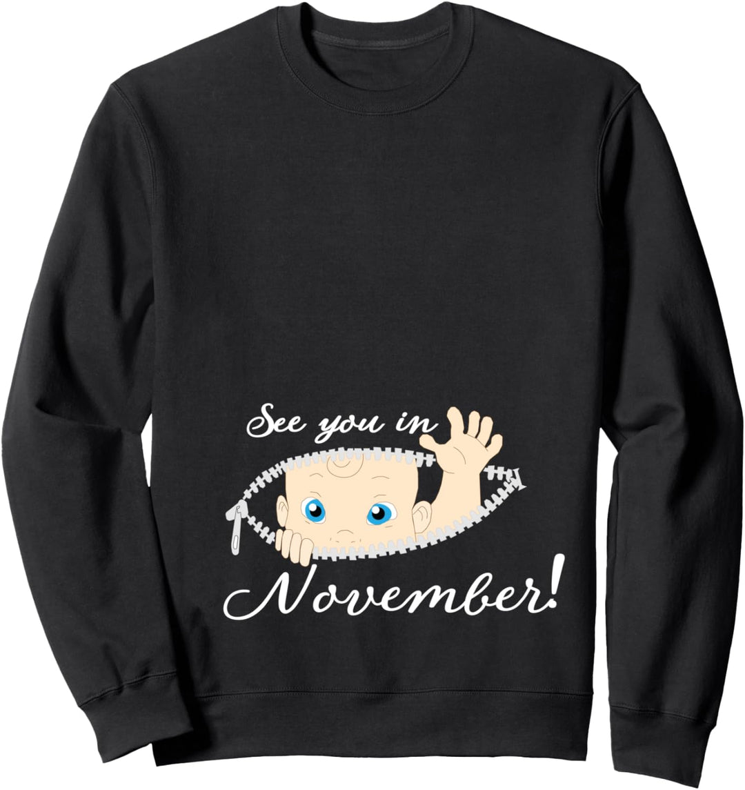 Sehen Sie sich im November Baby Sweatshirt