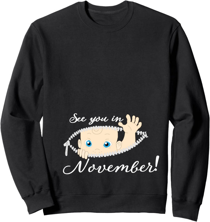 Sehen Sie sich im November Baby Sweatshirt