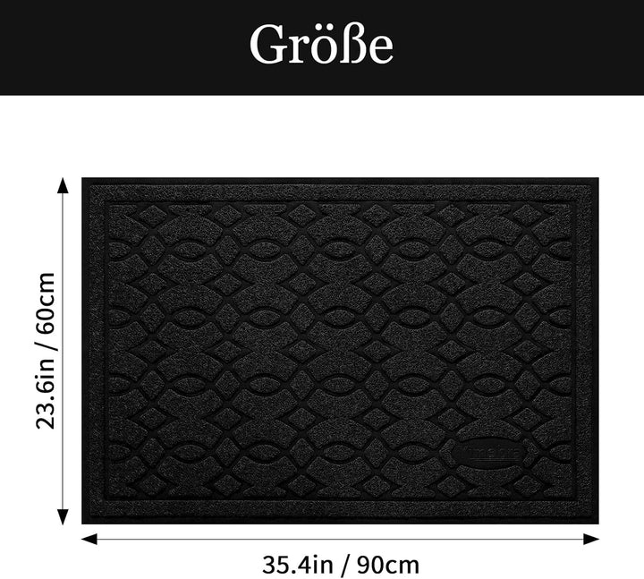 Yimobra Katzenstreu Matte, 90 x 60 cm, Wasserdichte Katzenklomatte Rutschfest Katzenklo Unterleger M