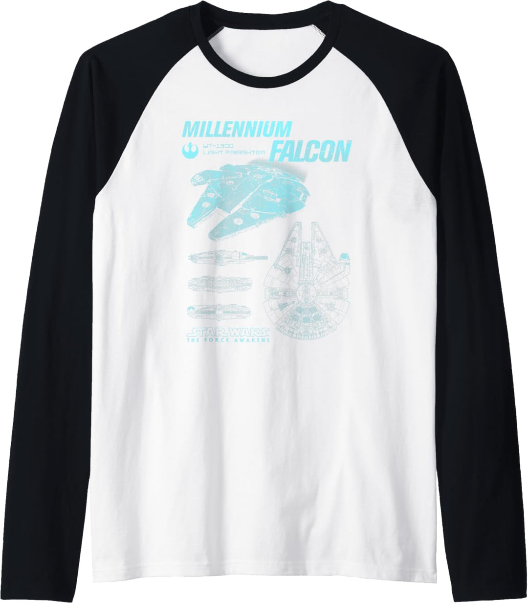 Star Wars Millennium Falcon Profile C1 Raglan
