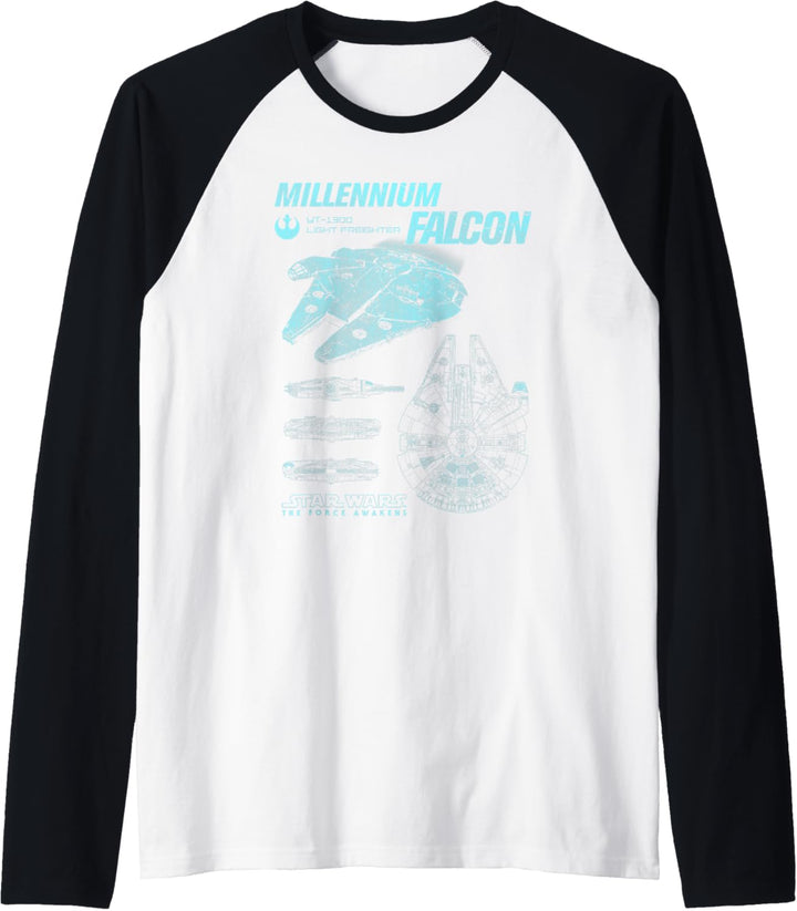 Star Wars Millennium Falcon Profile C1 Raglan