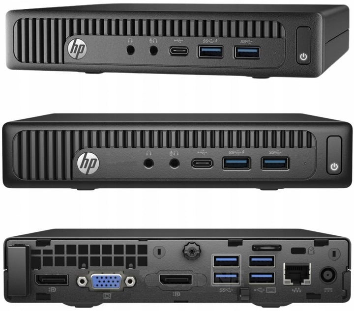 HP 800g 18cm Silent Mini-PC Business Office Multimedia Computer mit 3 Jahren Garantie! - Intel Core